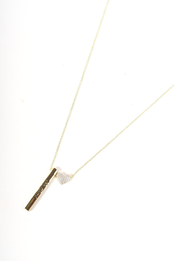 Carraig Donn "Mo Chroi" Bar Pendant Necklace