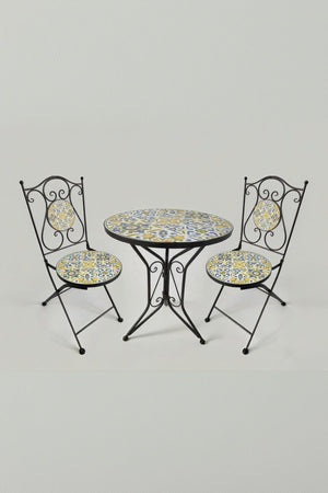 Carraig Donn Mosaic Bistro Table Set