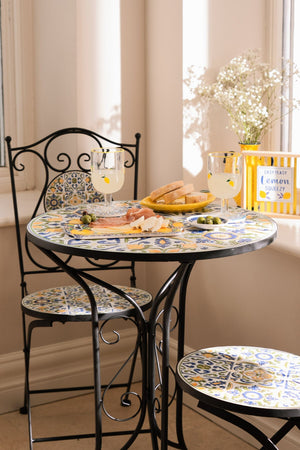 Carraig Donn Mosaic Bistro Table Set