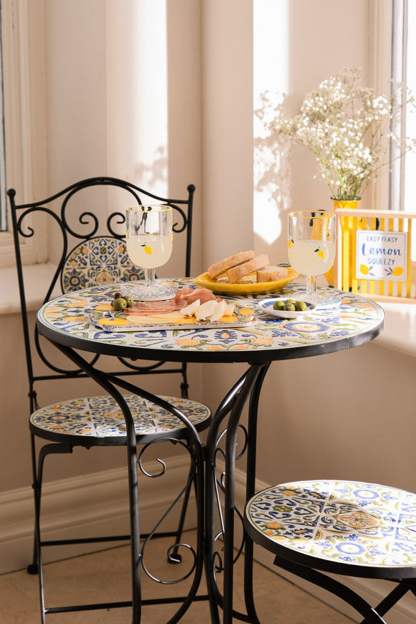 Carraig Donn Mosaic Bistro Table Set