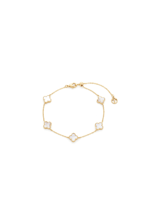 Carraig Donn Mother Of Pearl Gold Bracelet