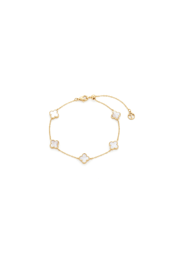 Carraig Donn Mother Of Pearl Gold Bracelet