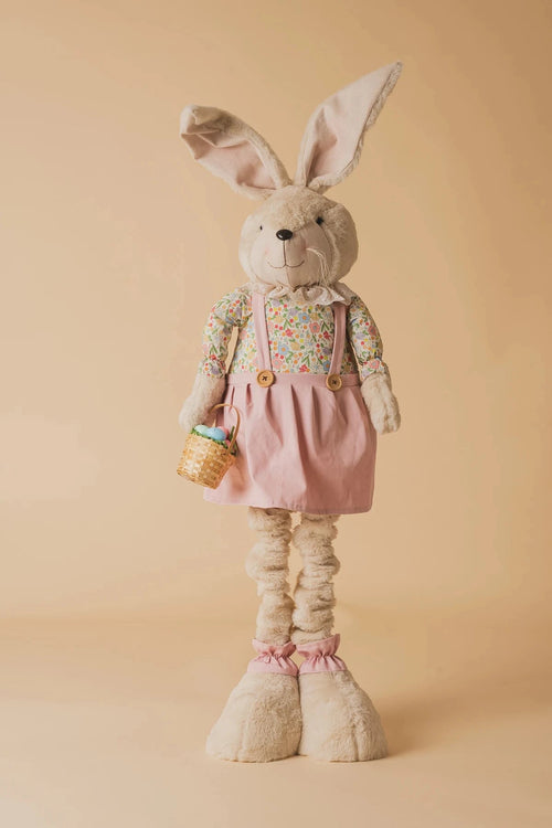 Large Ms. Bunny Figurine with Extendable Legs