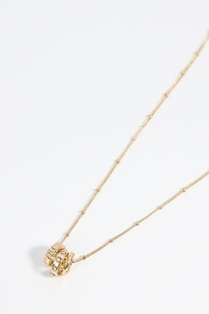 Multi Charm Gold Necklace