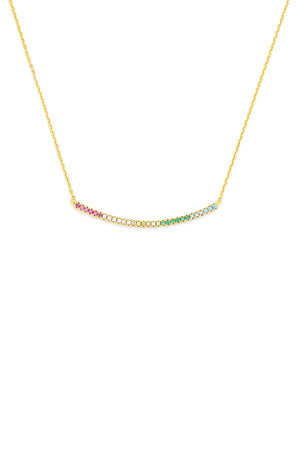 Carraig Donn Multi Coloured Bar Necklace