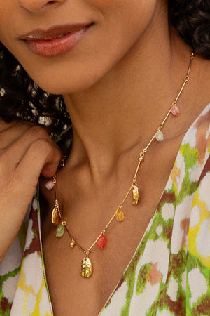 Carraig Donn Multi Coloured Beaded Necklace