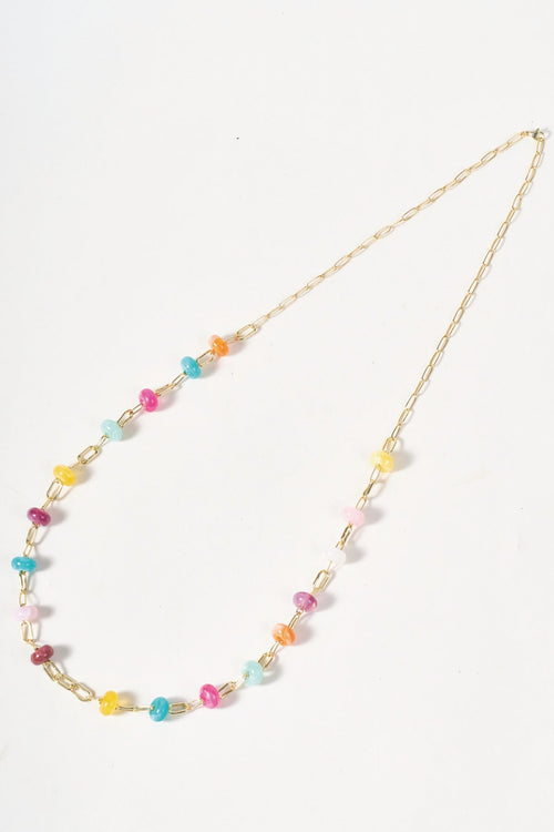 Multi Coloured Long Necklace
