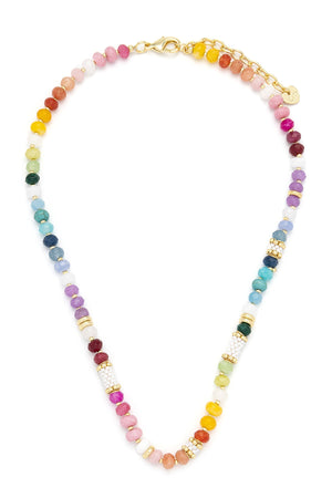 Carraig Donn Multi Coloured Semi Precious Stone Necklace