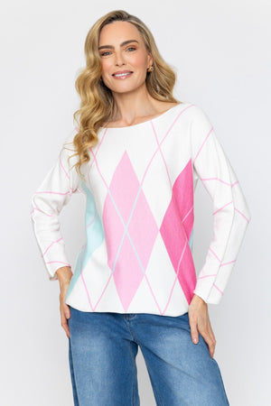 Carraig Donn Multi Printed Knit Jumper