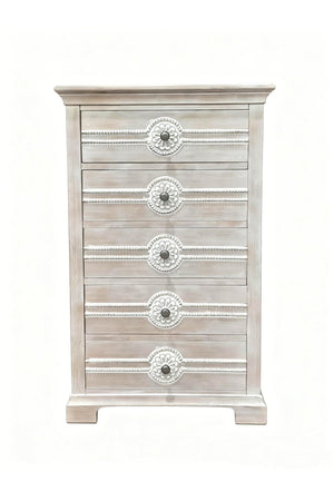 Carraig Donn Nantes 5 Drawer Tallboy