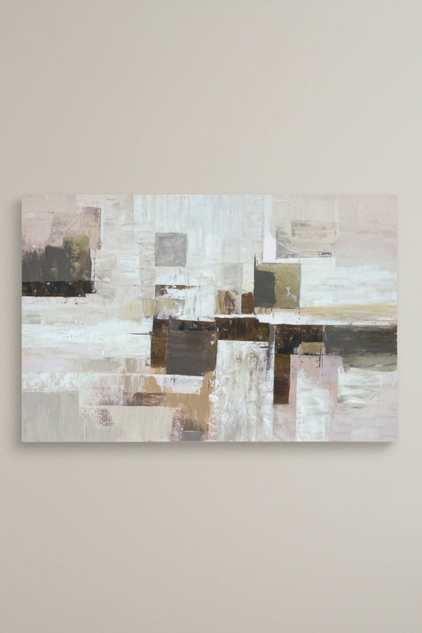 Carraig Donn Natural Abstract Canvas Wall Art