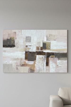 Carraig Donn Natural Abstract Canvas Wall Art