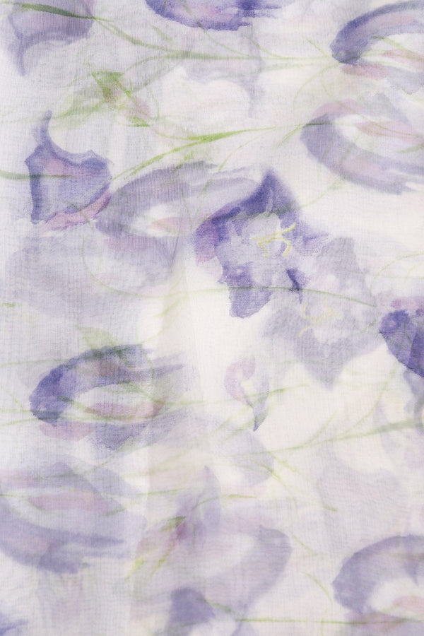Carraig Donn Navy Border Print Scarf