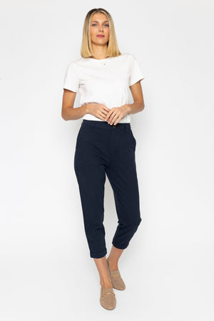 Carraig Donn Navy Canvas Chinos