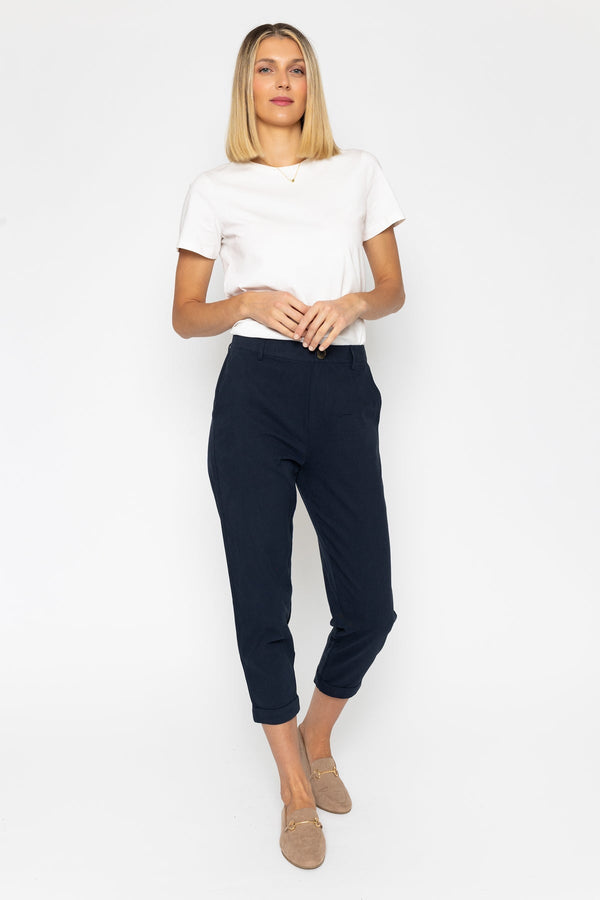 Carraig Donn Navy Canvas Chinos