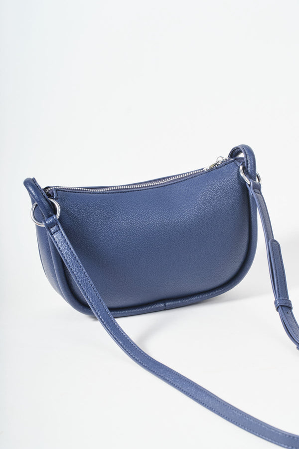 Carraig Donn Navy Crescent Crossbody Bag