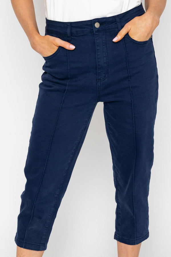 Carraig Donn Navy Cropped Jeans