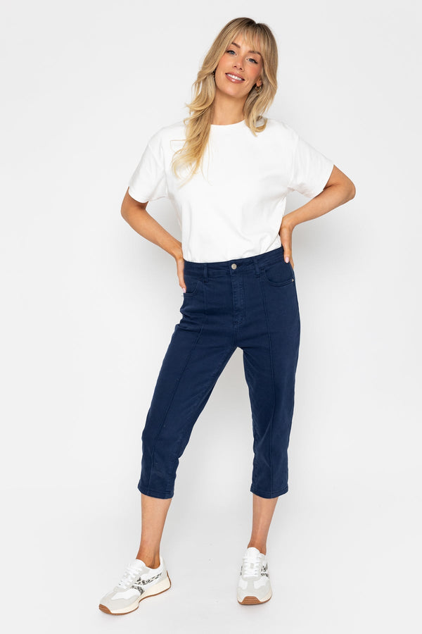 Carraig Donn Navy Cropped Jeans