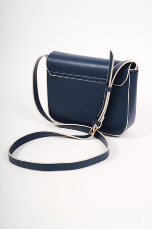 Carraig Donn Navy Crossbody Bag With Flap