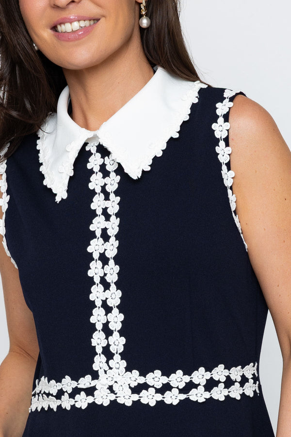 Carraig Donn Navy Dolly Knee Length Dress