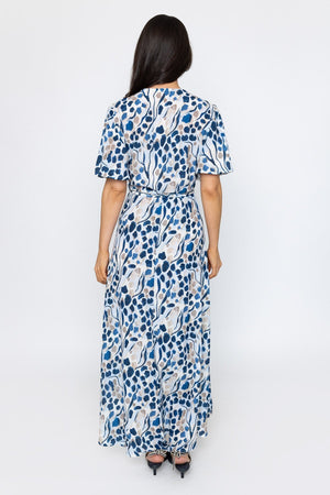 Carraig Donn Navy Midi Wrap Dress