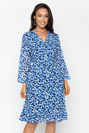 Carraig Donn Navy Roisin Knee Length Dress