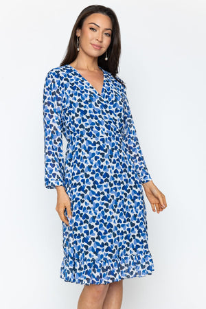 Carraig Donn Navy Roisin Knee Length Dress