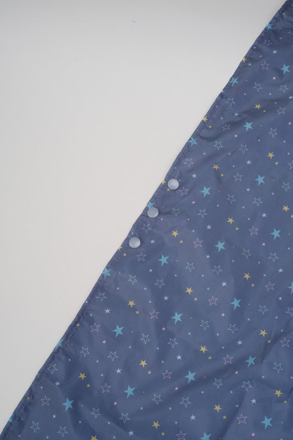 Carraig Donn Navy Star Print Rain Poncho