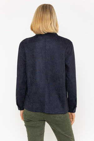 Carraig Donn Navy Suedette Shirt