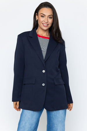 Carraig Donn Navy Textured Blazer
