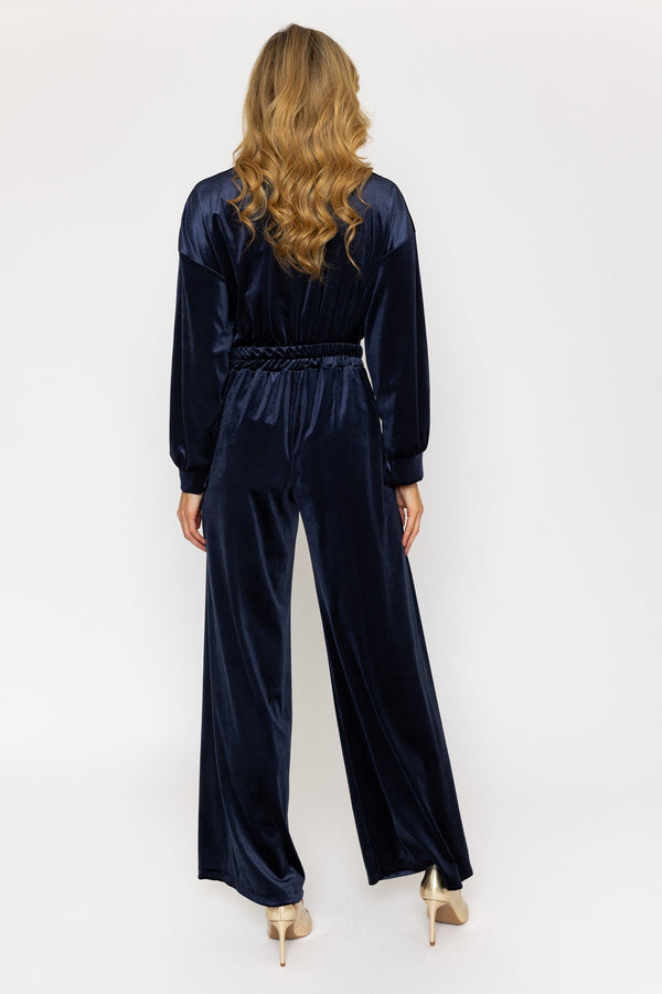 Carraig Donn Navy Velvet Trousers
