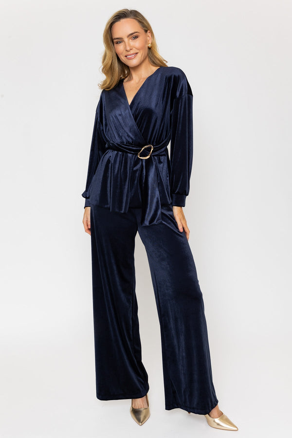Carraig Donn Navy Velvet Trousers