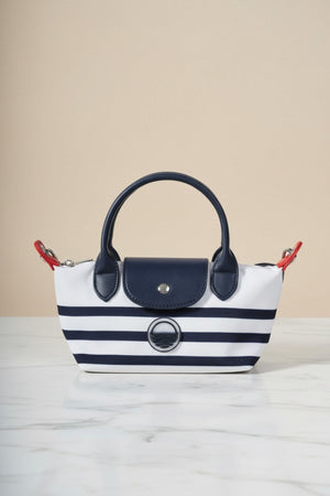 Carraig Donn Navy & White Mini Tote Crossbody Bag