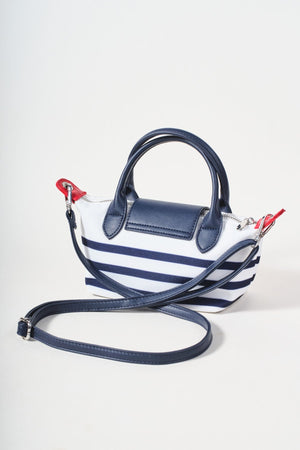 Carraig Donn Navy & White Mini Tote Crossbody Bag