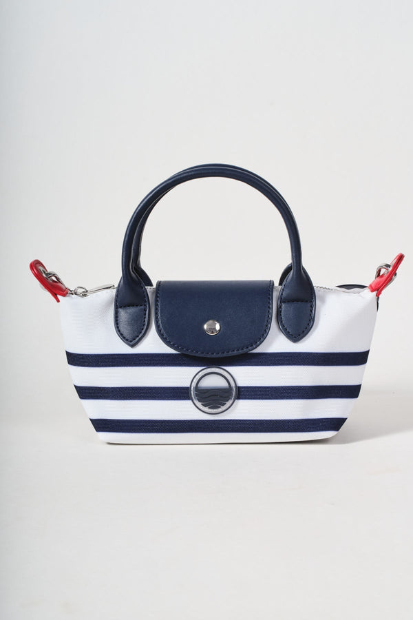 Carraig Donn Navy & White Mini Tote Crossbody Bag