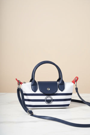 Carraig Donn Navy & White Mini Tote Crossbody Bag