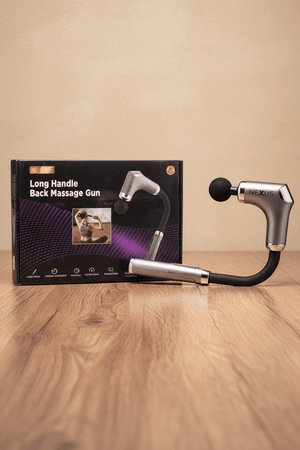 Carraig Donn Nexus Long handle Massage Gun In Grey & Silver