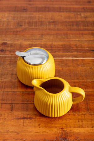 Carraig Donn Ochre Sugar & Creamer Set
