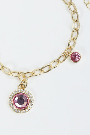 Carraig Donn October Birthstone Charm Bracelet