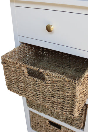 Carraig Donn Olivia Natural Wicker Basket Tallboy