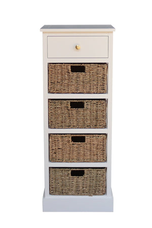 Carraig Donn Olivia Natural Wicker Basket Tallboy