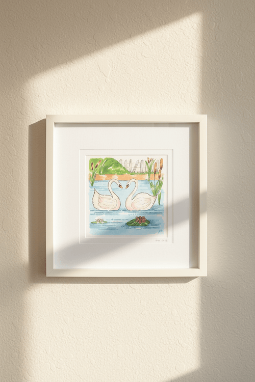 One Love Large Framed Art Print