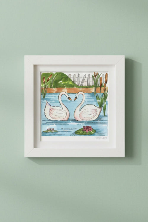 One Love Mini Framed Art Print