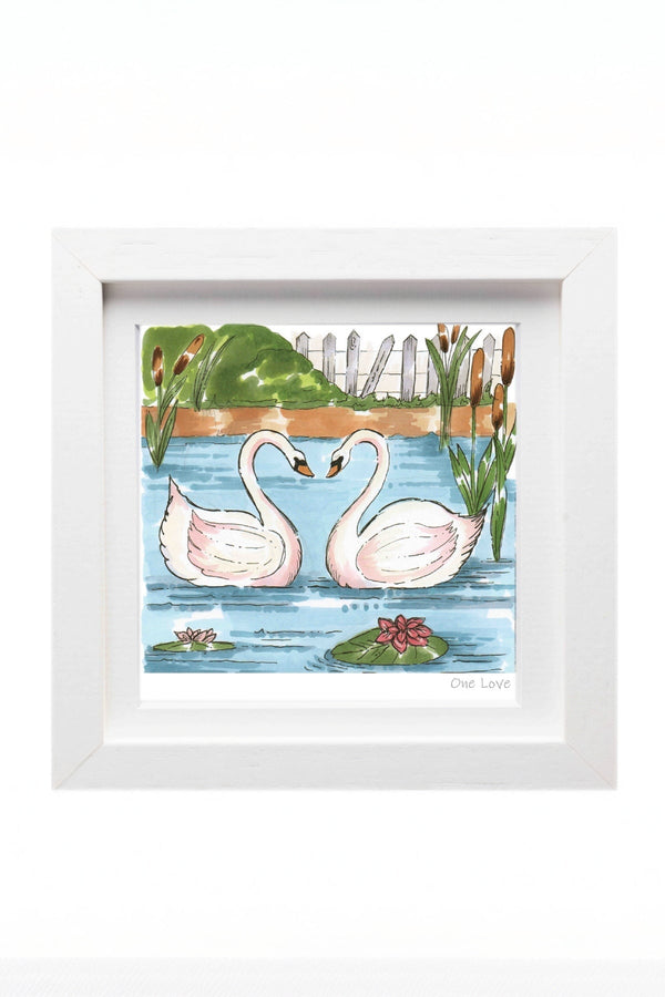 Carraig Donn One Love Mini Framed Art Print