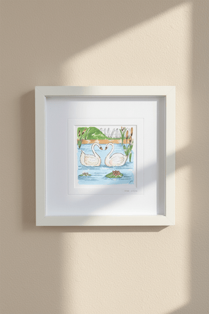 Carraig Donn One Love Small Framed Art Print