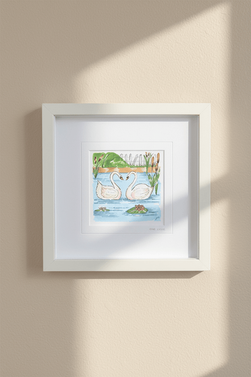One Love Small Framed Art Print