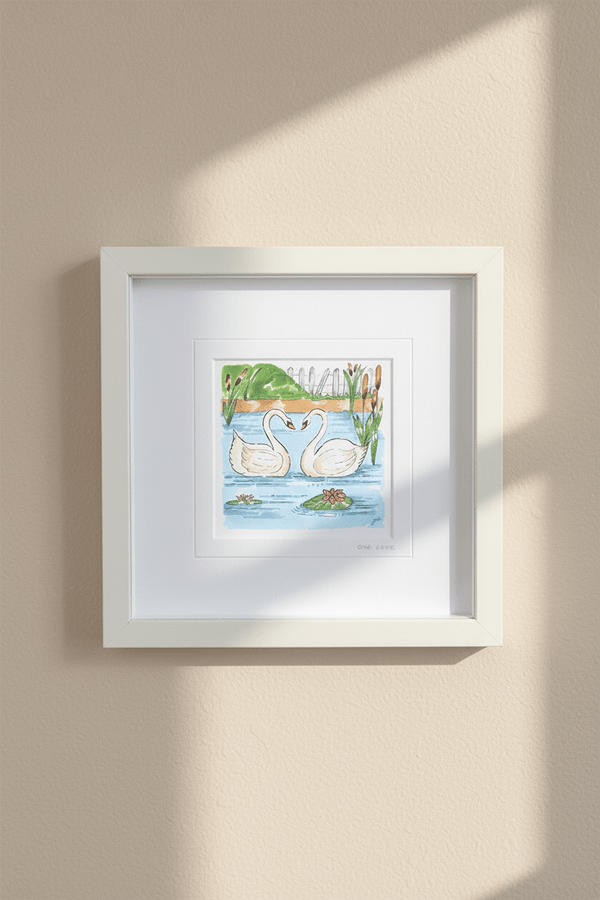 Carraig Donn One Love Small Framed Art Print