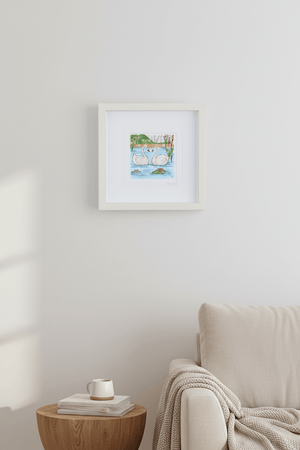 Carraig Donn One Love Small Framed Art Print