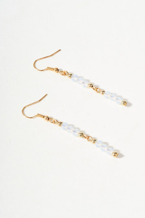Opal Crystal Beaded Earrings