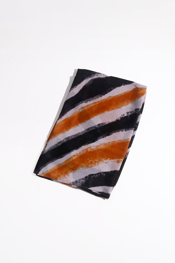 Carraig Donn Orange Zebra Print Scarf